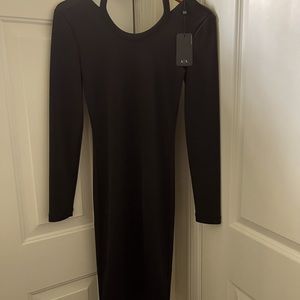 Slim fitting Armani Exchange dress.